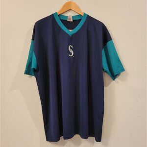 Vintage 90s Seattle Mariners XL MLB Baseball Top